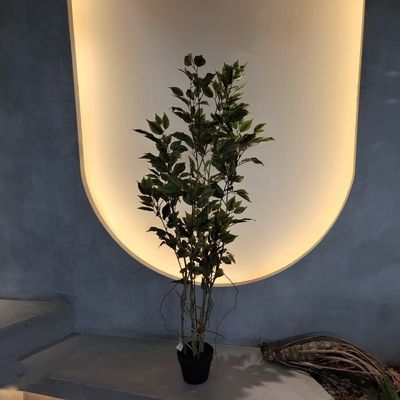 Des plantes artificielles résistantes aux insectes intérieures des murs verts artificiels 150 cm