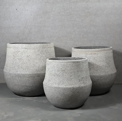 Pot de fleurs en fibre de ciment résistant au gel et résistant aux intempéries