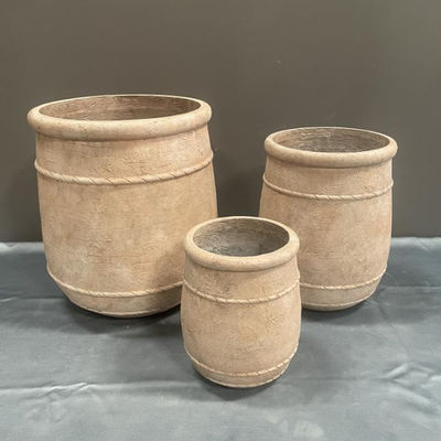Surfaces texturées pots de plantation GRC pots de plantation de fleurs durables pots à long terme
