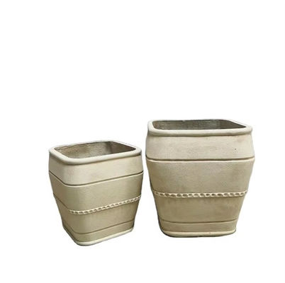 Améliorer l'espace extérieur GRC Planteurs de fleurs dans les anciens Style L38*W38*H38CM