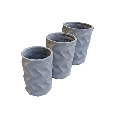 Planteur en fibre d'argile de style moderne D340*H360 imperméable à l'eau et au feu