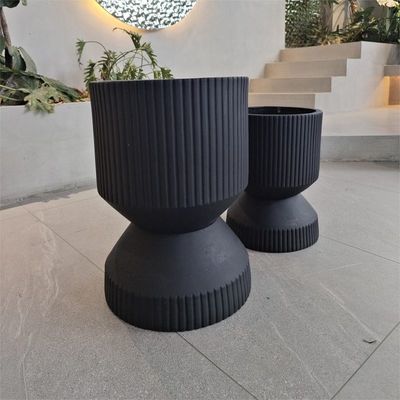 Des trous de drainage en argile renforcée Planteur Argile en fibre pour une croissance plus forte des plantes