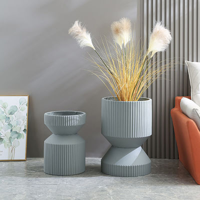 Planteurs de fibres d'argile résistantes aux gelées pour les plantes d'intérieur et d'extérieur