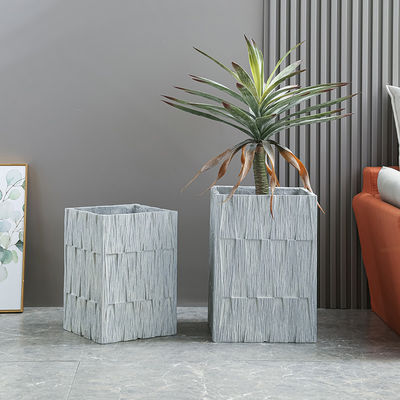 Jardin magnifique avec nos planteurs en argile de fibre durable D440*390MM