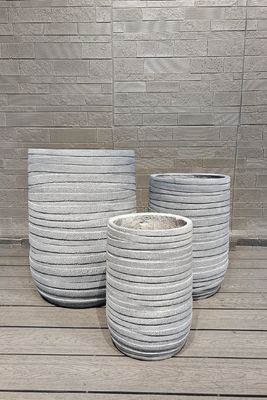7-8 ans Durée de vie Planteur en argile de fibre personnalisé à l'intérieur pour le four à charbon/réchauffement brûleurs de camping