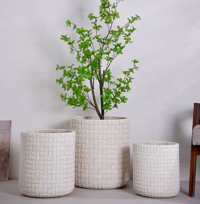 Pot de fleurs d'argile personnalisable nordique pour le jardinage Décoration du centre commercial